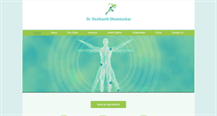 Desktop Screenshot of drneelkanthdhamnaskar.com